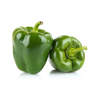 Paprika (Gr&uuml;n) &ndash; 10 x 400g Beutel Kiste